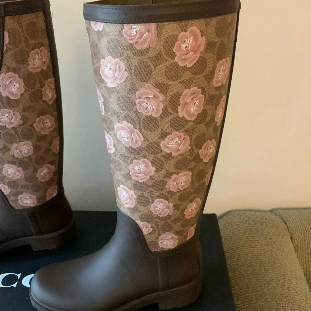 Coach rain boots. Limited edition.